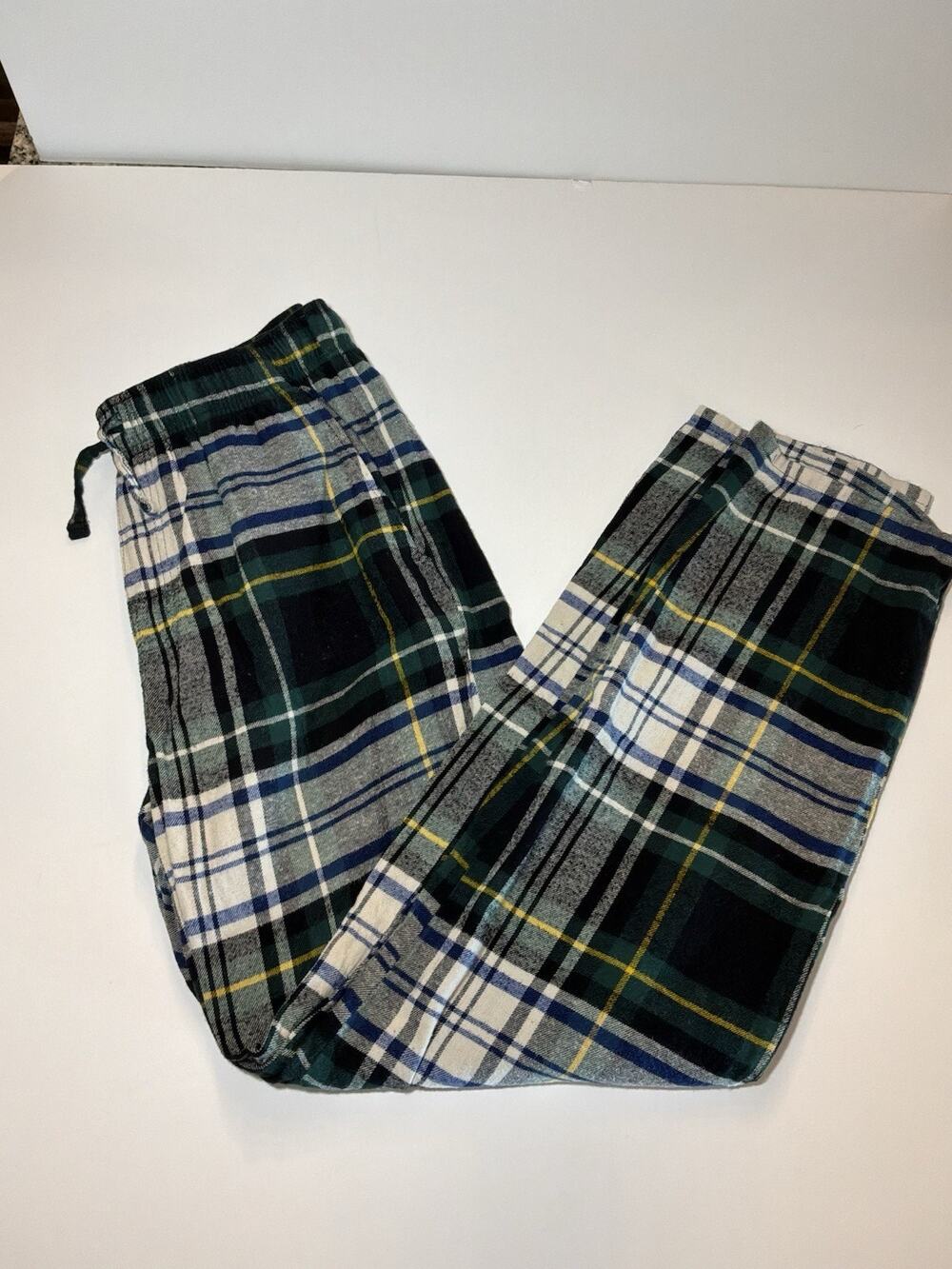 Old Navy Mens Plaid Flannel PJ Pants Size Medium Tall MT